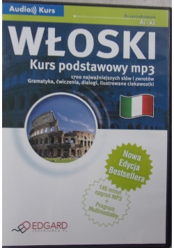 Włoski kurs podstawowy mp3, CD