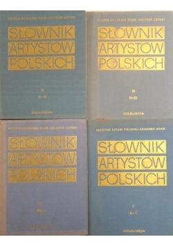 Słownik artystów polskich i obcych w Polsce działających, Tom I-IV