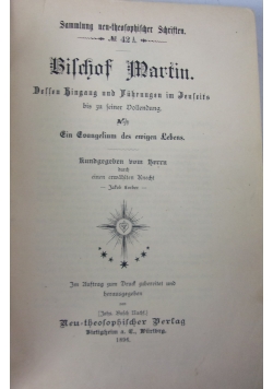 Bischof Martin