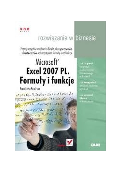 Excel 2007 PL. Formuły i funkcje