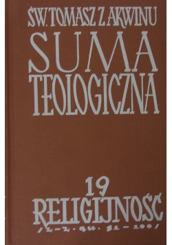 Suma Teologiczna 19 Religijność