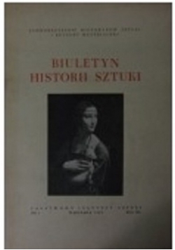 Biuletyn Historii Sztuki nr 3 rok XIV