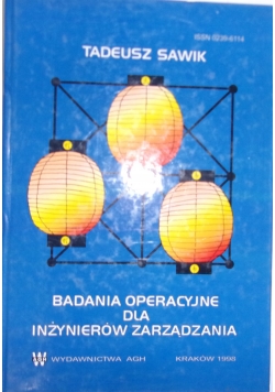 Badania operacyjne dla inżynierów zarządzania