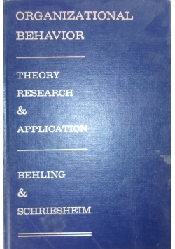 Organizational Behavior