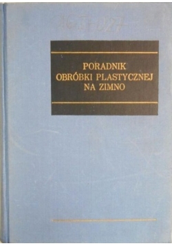 Poradnik obróbki plastycznej na zimno