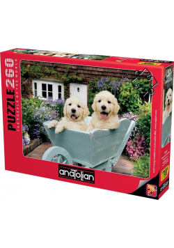 Puzzle 260 Szczenięta w taczce