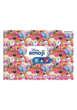 Blok rysunkowy A4 20 kartek Emoji Kraina Lodu 20 sztuk