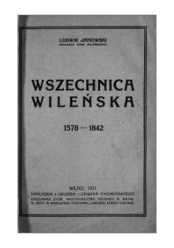 Wszechnica wileńska, 1921