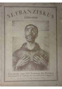 St. Franziskus,  1926r.