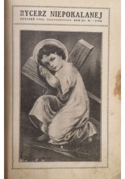 Rycerz Niepokalanej 12 numerów 1933 r.