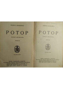 Potop. tom II i III, 1930r.