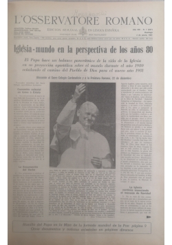 L'osservatore Romano, 32 numery