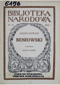 Beniowski 1923 r