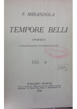 Tempore belli, 1916 r.