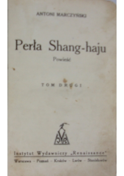 Perła Shang haju t. 2 1928 r.