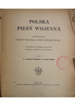 Polska pieśń wojenna 1916 r.