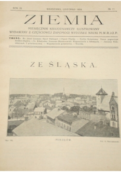 Ziemia rok IX nr 11, 1924 r.