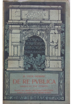 De re Pvblica, 1916r.