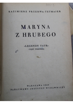 Maryna z Hrubego 1949 r.