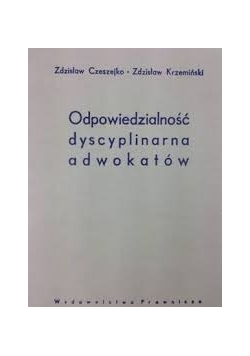 Odpowiedzialność dyscyplinarna adwokatów