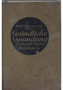 Gundliche Gesundung Vollkraft/Erfolg Verjungung, 1933 r.