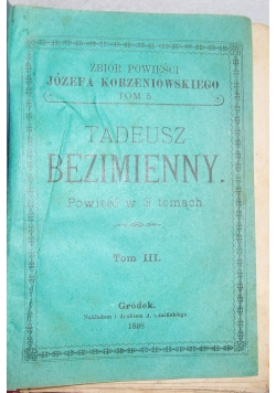 Tadeusz Bezimienny, 1898r.