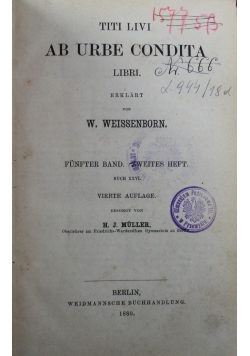 Ab Urbe Condita Libri 1880 r