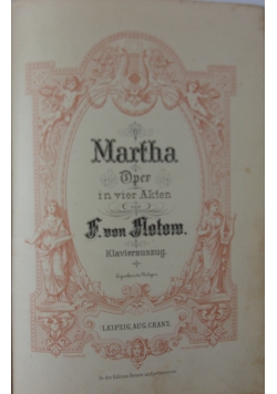 Martha Oper in vier Akten