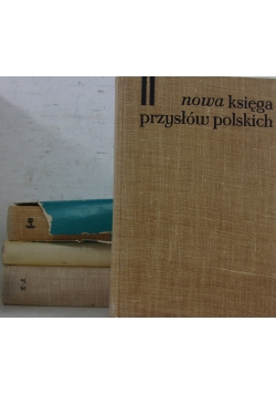 Nowa księga przysłów polskich, Tom  od 1 do 4