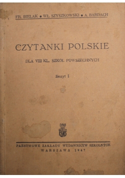 Czytanki Polskie Zeszyt 1 1947 r.