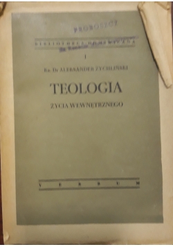Teologia życia wewnętrznego 1, 1920 r.