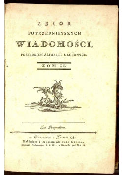 Zbiór potrzebniejszych wiadomości