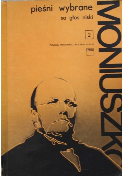 Moniuszko pieśni wybrane na głos niski
