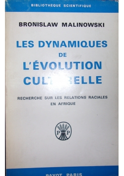 Les dynamiques de l'evolution culturelle