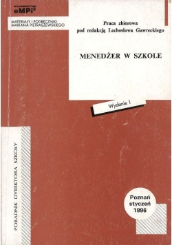 Menedżer w szkole