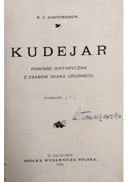 Kudejar ,1900 r.