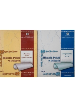 Historia Polski w liczbach tom od I do II