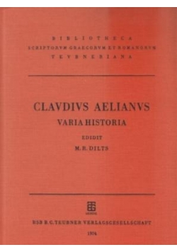 Clavdivs Aelianvs Varia Historia