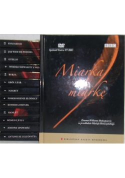 Biblioteka gazety wyborczej - Dramaty Willliama Shakespeare'a, tom 1-12 i 14, 21