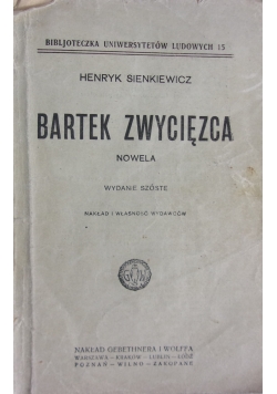 Bartek zwycięzca. Nowela. 1925 r.