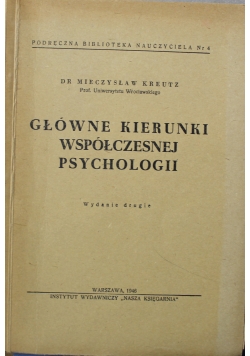 Główne kierunki współczesnej psychologii 1946 r