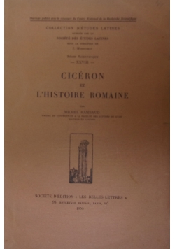 Ciceron et L'Histoire Romaine