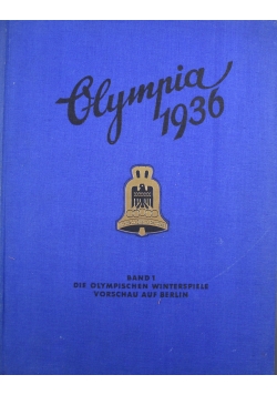 Die Olympischen Spiele 1936 Band 1 1936 r