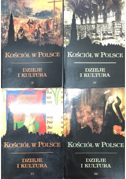 Kościół w Polsce - dzieje i kultura, 4 książki