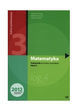 Matematyka 3 Podręcznik Liceum Zakres podstawowy