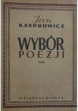 Wybór poezji, 1950 r.