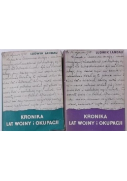 Kronika lat wojny i okupacji, Tom I  i Tom III