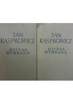 Dzieła wybrane Kasprowicz, zestaw 2 książek