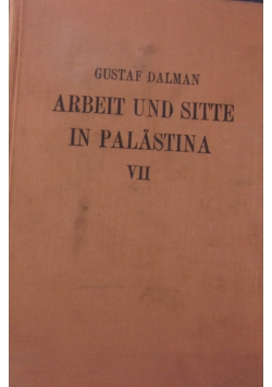 Arbeit und Aitte in Palastina VII, 1942 r.