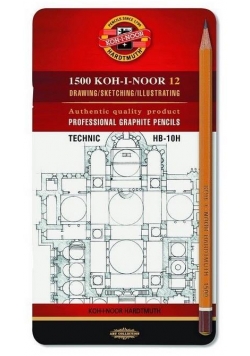 Ołówek grafitowy 1502/I HB-10H (12szt)
